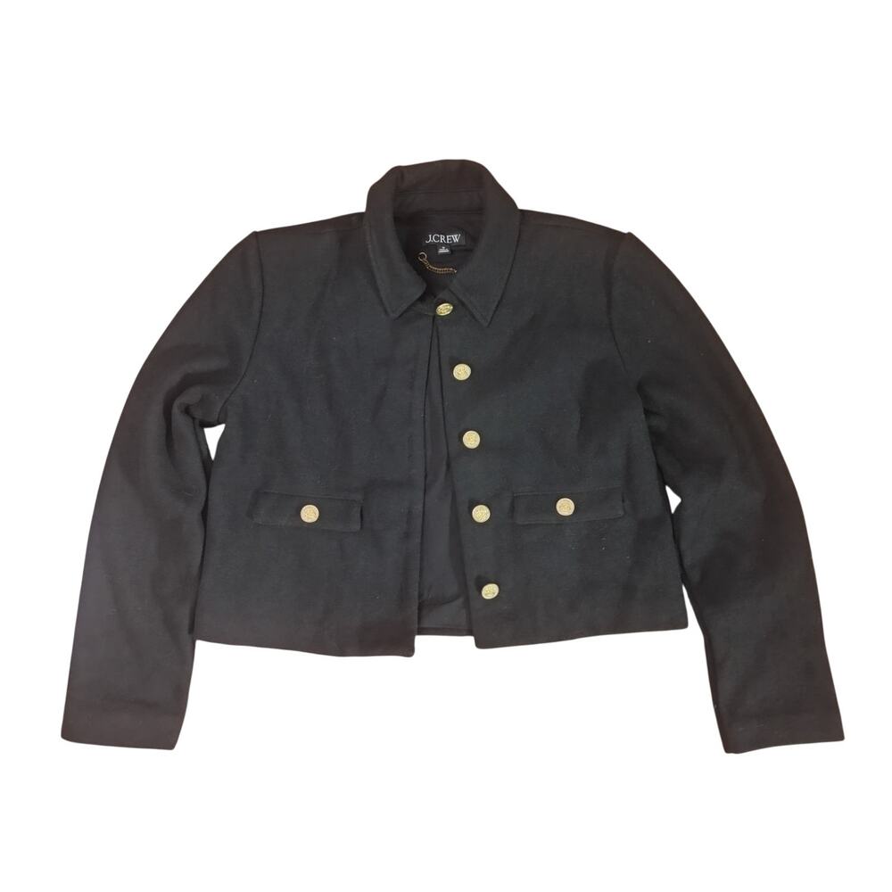 J.Crew Jacket Women’s Medium Black Cropped Classic